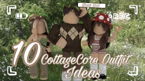 Roblox Cottagecore Outfit Ideas For Girls And Boys 🐸🌻 Links