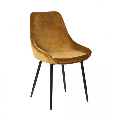 Chaise en velours MIRANO | Meubles Style-Décor