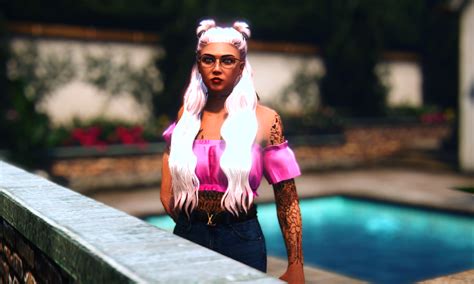 Long Wavy Hair With Buns For MP Female GTA Mods Com