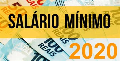 Salario mínimo mensual 2020 en colombia. Salário mínimo 2020: valor será de R$ 1.039,00 ...