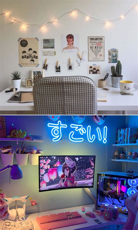 30 Aesthetic Desk Ideas For Your Workspace Gridfiti Bedroom Interior