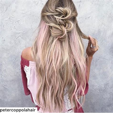 Barely there pastel hair color blue and black wavy hair pastel highlights blonde hair category uncategorized sizes 200x200 728x728 936x700 full size. 35 of the Best Pink Highlight Hairstyle Ideas to Slay