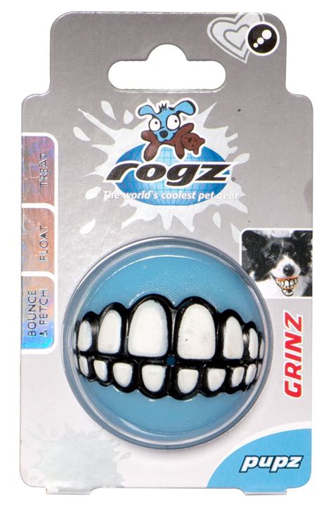 Rogz Pupz Grinz Treat Ball Medium Colors Vary Cool Pets Dog Treats