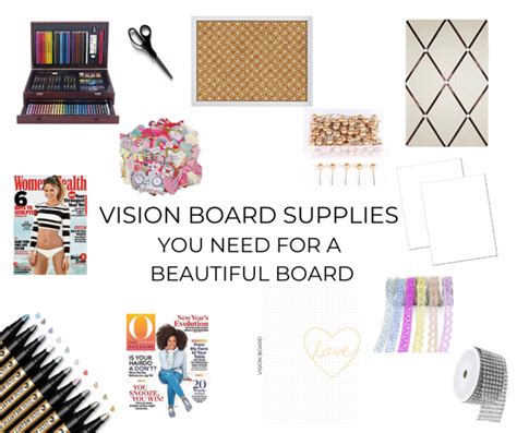 Vision Board Supplies You Need To Make Beautiful Board In 2022