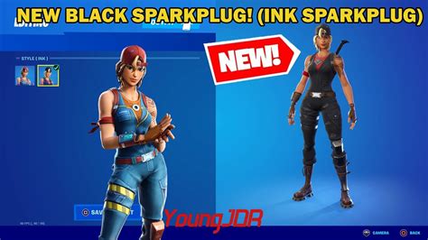 NEW FORTNITE INK SPARKPLUG VARIENT FREE SPARKPLUG STYLE CHAPTER 2