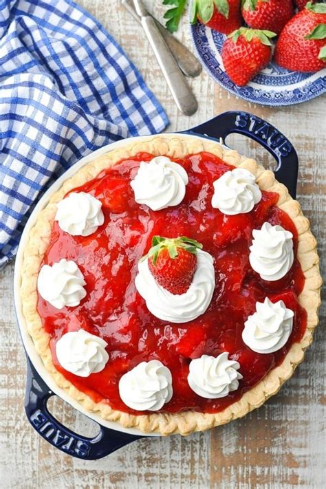 old fashioned strawberry pie recipe the seasoned mom recipe pie recipes strawberry pie