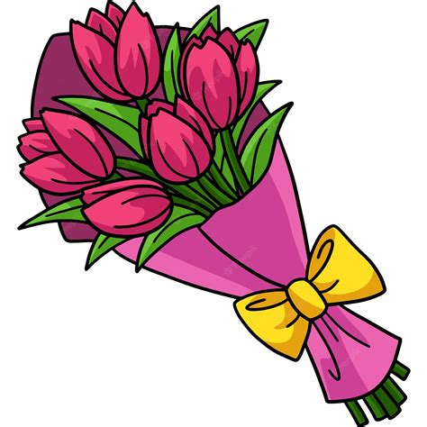 Premium Vector Flower Cartoon Colored Clipart Illustration