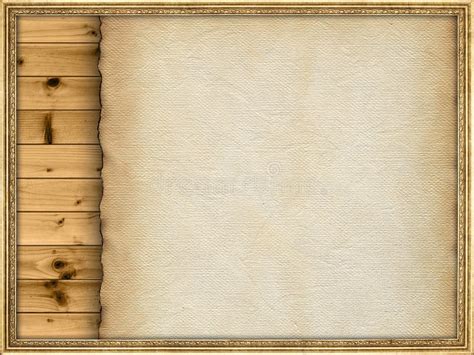 Background Planks And Handmade Paper Sheet Stock Photo Image Of