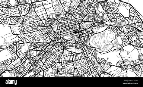 Urban Vektor Stadtplan Von Edinburgh Schottland Stock Vektorgrafik Alamy