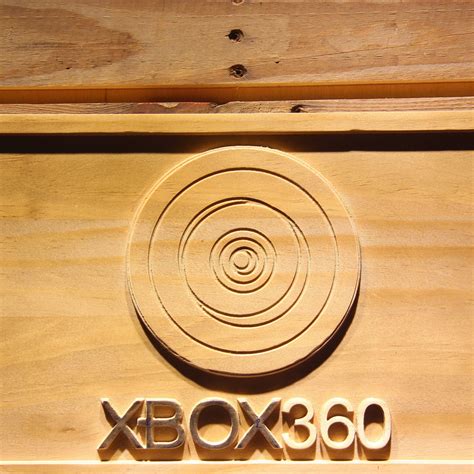 Xbox 360 Rings Wooden Sign Safespecial