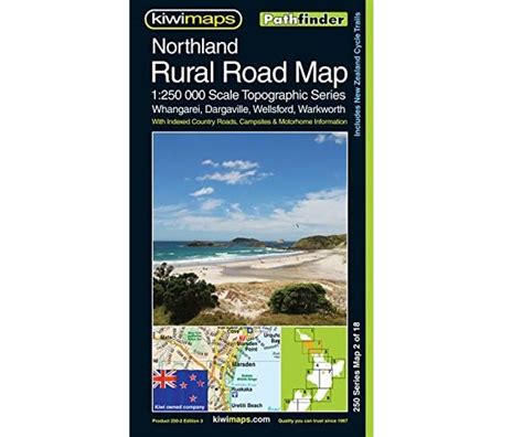 02 Northland Rural Road Map Nz Geographica