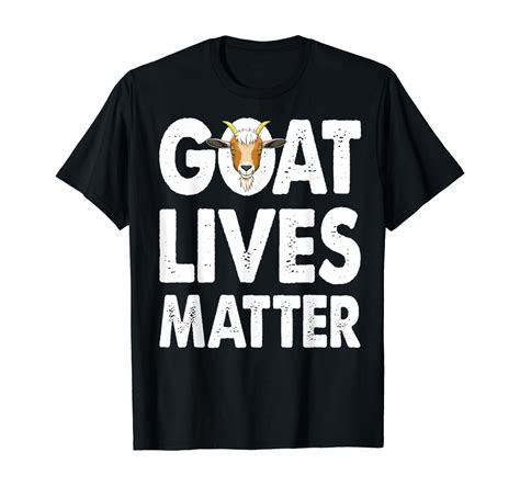 Funny Goat Lives Matters Tee Shirt Women T Goat T Shirt Clothing