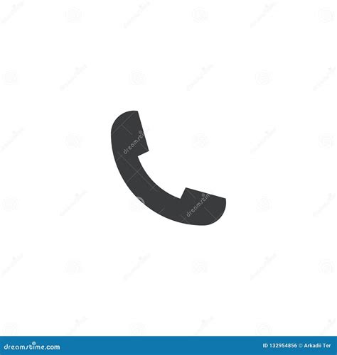 Vector Phone Icon Isolated On White Background Element For Design