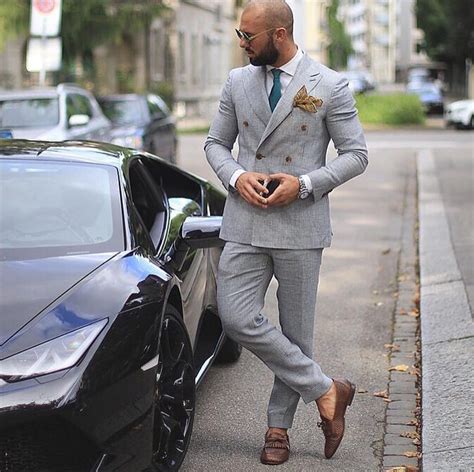 25 Cool Gray Suit And Brown Shoes Combinations Style And Elegance