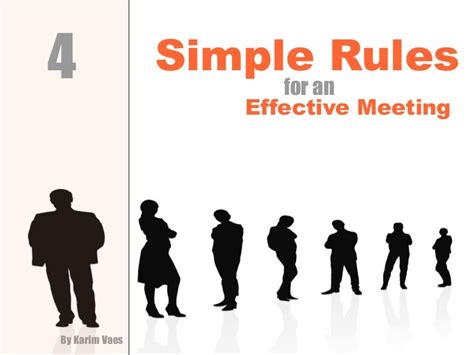 Four Simple Rules For An Effective Meeting Rules Kvaesbe