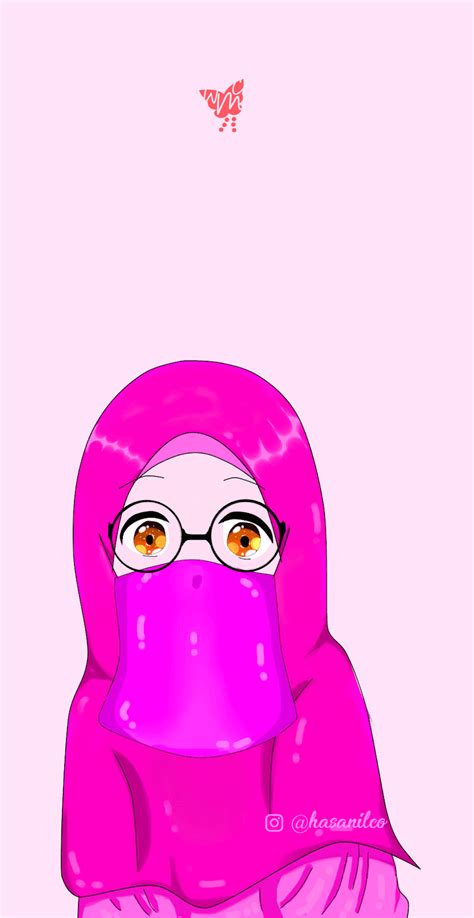 Koleksi kumpulan gambar kartun ini cocok bagi anda yang masih belum punya pacar/pasangan alias jomblo 🙂 atau mungkin kamu cuma mau pengen mengekpresikan perasaan dengan gambar kartun bercadar ini. 04 Kartun Muslimah Bercadar dan Berkacamata Terbaru 2019