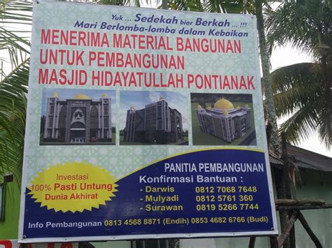 Contoh Spanduk Pembangunan Masjid Kumpulan Gambar Spanduk Ppdb Imagesee
