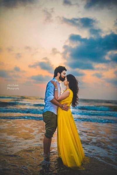 Photo Of Romantic Pre Wedding Shoot On The Beach Pre Wedding Photoshoot Outdoor Pre Wedding