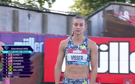 Visser is the 2017 european athletics u23 champion on the 100 m hurdles. Ziggo Sport | Nadine Visser nadert topvorm