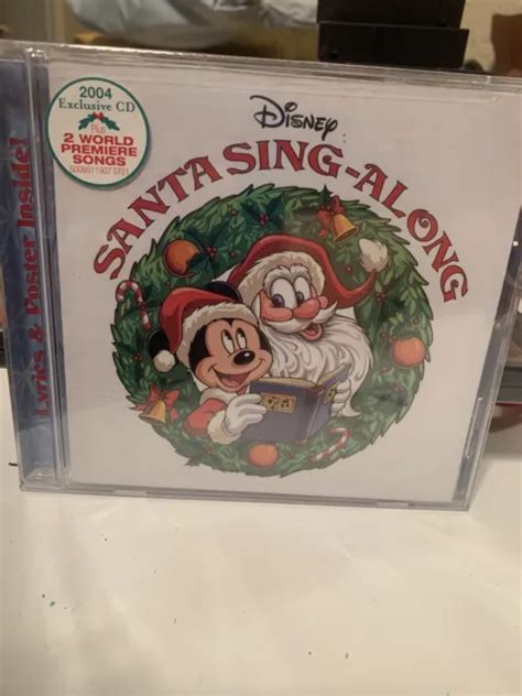 Disney Santa Sing Along Cd 2004 Walt Disney Records Exclusive