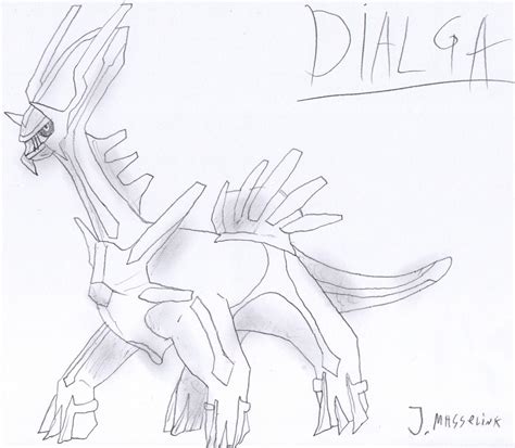 Dialga Sketch By Jmasselink On Deviantart