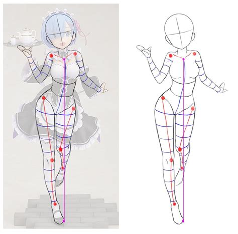 Best Proportions Dessin Fille Tutoriales Para Dibujar Manga Dibujo De Referencia Poses