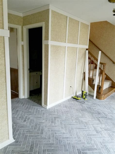 Entry Progress Herringbone Brick Tile Floors — House For Six Brick