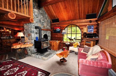 Log Cabin With Rustic Frontier Feel On Beautiful Acreage Cozy Homes Life