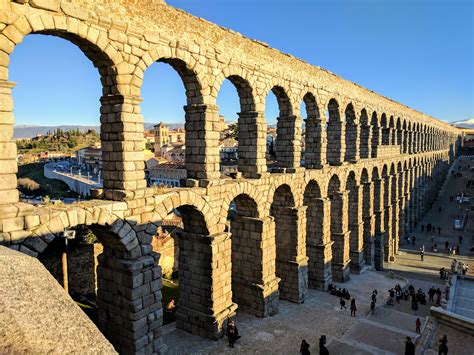 2000 Year Old Roman Aqueduct In Segovia Spain Great Day Trip For