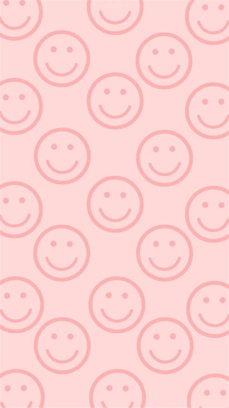 Prettyinpink Trendy Aesthetic Smiley Face Iphone Wallpapers In 2022