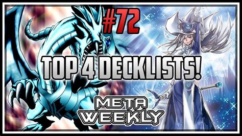 Top 4 Decklists Meta Weekly 72 Yu Gi Oh Duel Links Youtube