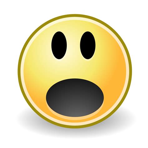 Surprised Face Cartoon Images Face Surprised Clipart Shocked Really