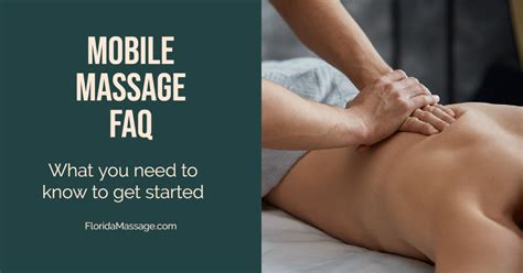 Mobile Massage Florida