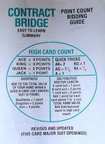 Pamphlet Contract Bridge Easy Learn Point Count Bidding Guide