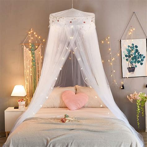 Princess White Mosquito Mesh Net For Bed Szhtfx Large Dome Hanging Bed