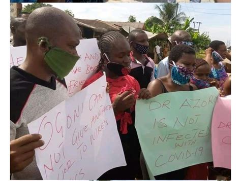 Ogoni Women Protest Half Naked Over Govt Alleged Detention Of Prodest