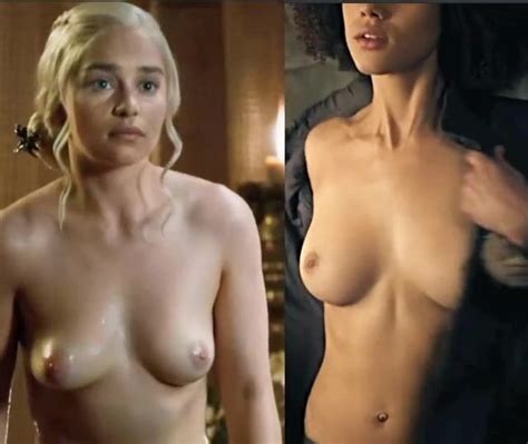 Celebs Nathalie Emmanuel And Emilia Clarke Have Amazing Tits Porn