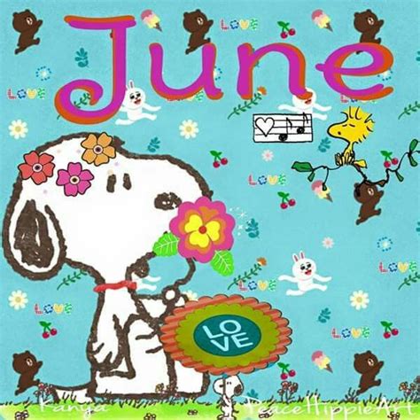 Welcome June Snoopy Welcome June Woodstock