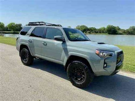 Toyota 4runner Trd Pro Lunar Rock 4wd Suv 2021 Toyota Used Classic Cars