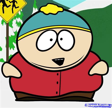 How To Draw Cartman Step By Step South Park Characters Cartoons
