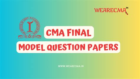 Cma Final Model Question Paper Icmai Final Mqp