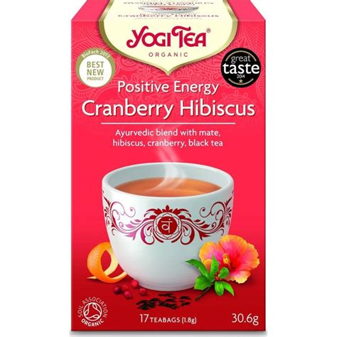 Yogi Tea Positive Energy Cranberry Hibiscus 17pcs Pharmacy Products