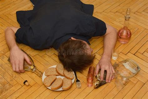 Drunk Man Lying Stock Image Image Of Dramatic Drunk 15879915