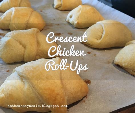 Let's be honest, i'm not a great cook. Crescent Chicken Roll-Ups