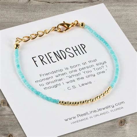 Modern Gold Friendship Bracelet Best Friend T Best Friend