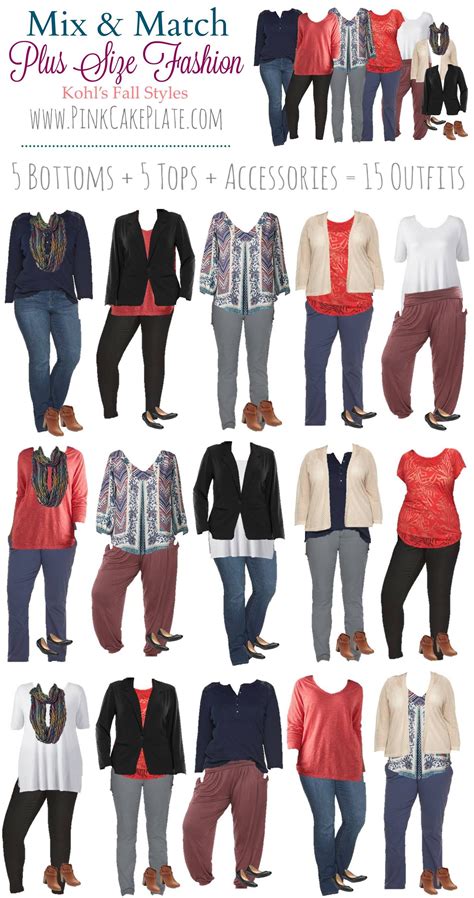 Autumn Plus Size Mix And Match From Kohls Pink Cake Plate Plus Size