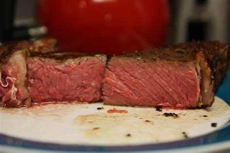 Sous Vide Rib Eye Steak Cooked For 4 Hours At 120 Degrees Flickr