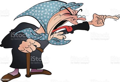 Grandma Yelling Stock Illustration Download Image Now Istock