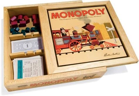 Monopoly Nostalgia Wooden Box Board Game Boardgamegeek