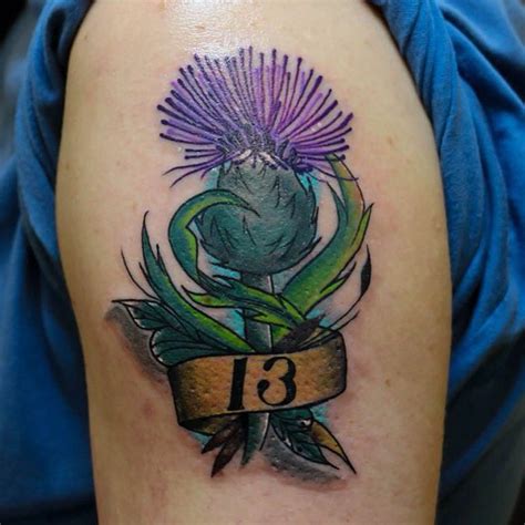 Scottish Thistle Tattoo Best Tattoo Ideas Gallery